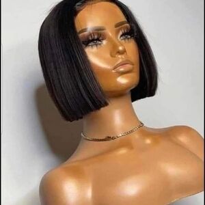 Sleek Black Bob Wig